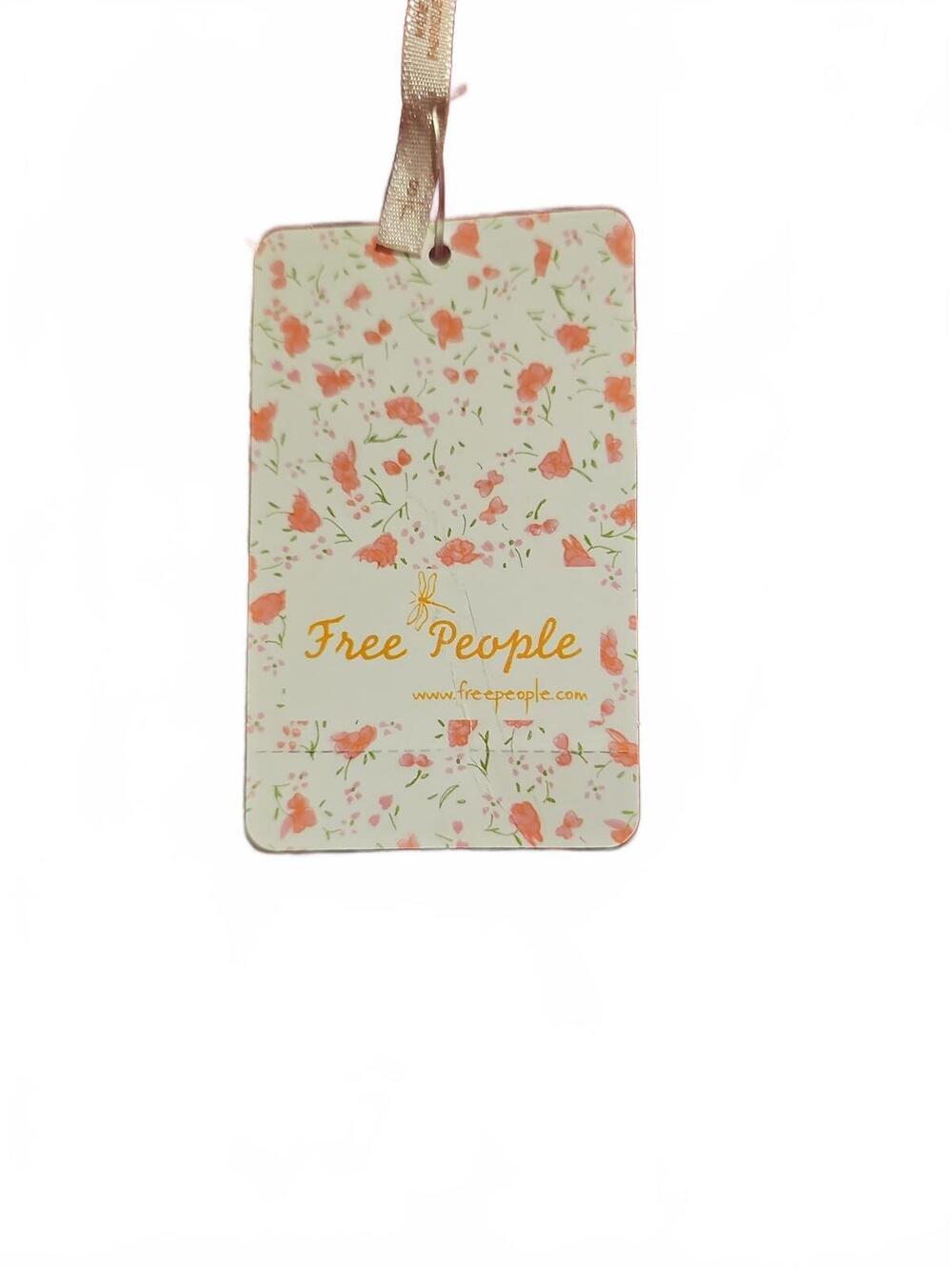Free People Red Floral Cropped Daisy Babe Tank Small - Picture 9 of 11